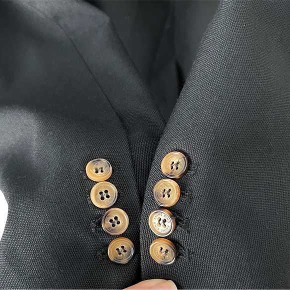 ANINE BING Oversized Double Breasted Classic Wool Kaia Blazer in Black Sz XS - Picture 3 of 9